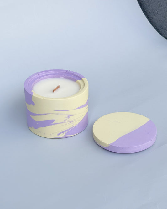 Świeca Sojowa Basic - CREAMY LAVENDER