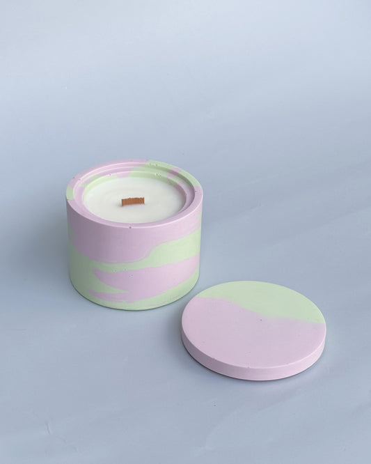 Świeca Sojowa Basic - FRESH PEONIES