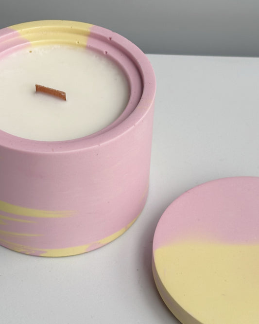 Świeca Sojowa Basic - GREEN FLORAL