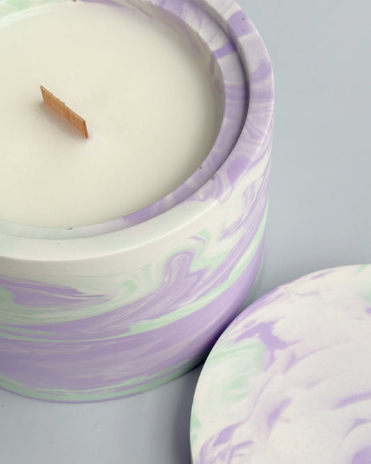 Świeca Sojowa Basic - CREAMY LAVENDER