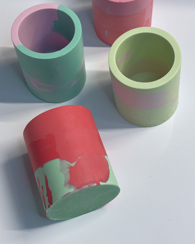 Pojemnik na zapałki - Truskawkowo-miętowy