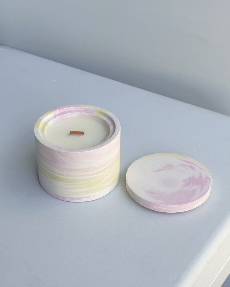 Świeca Sojowa Basic - FRESH PEONIES