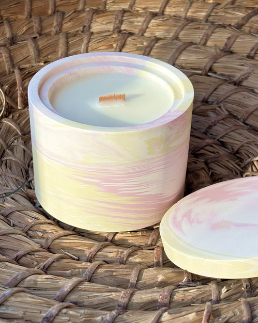 Świeca Sojowa Basic - FRESH PEONIES