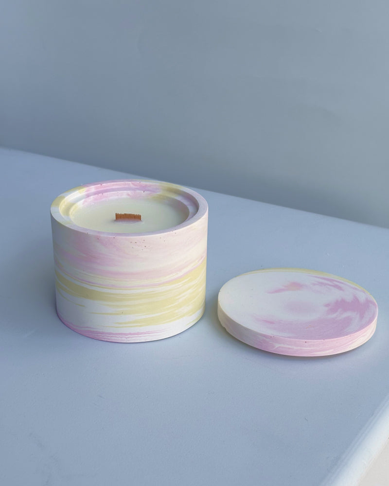 Świeca Sojowa Basic - FRESH PEONIES