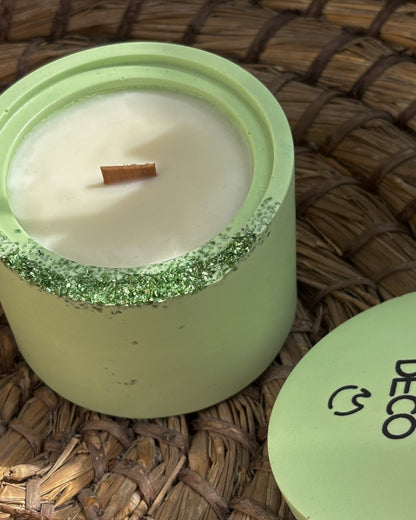 Świeca Sojowa Basic - FRESH PEONIES