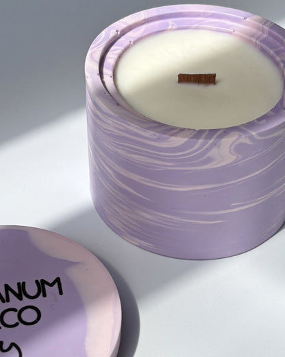 Świeca Sojowa Basic - LAVENDER