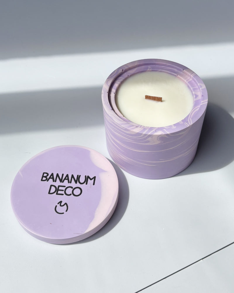 Świeca Sojowa Basic - LAVENDER