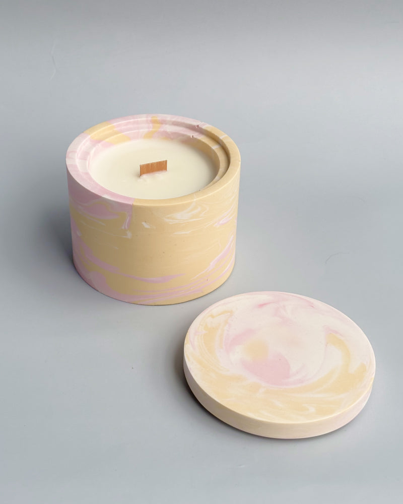 Świeca Sojowa Basic - PINK GRAPEFRUIT