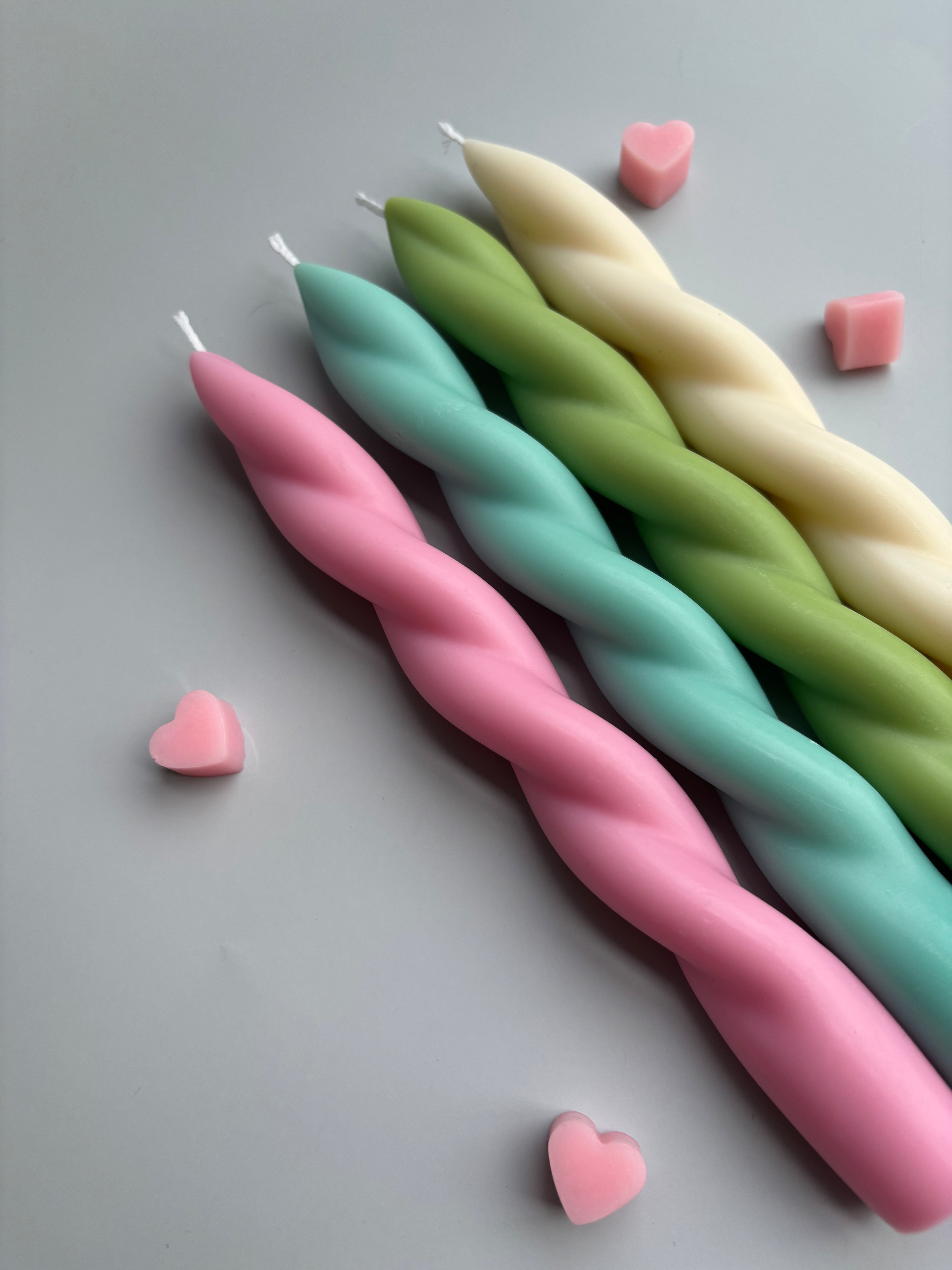 Świece stożkowe Twist (2 szt.)