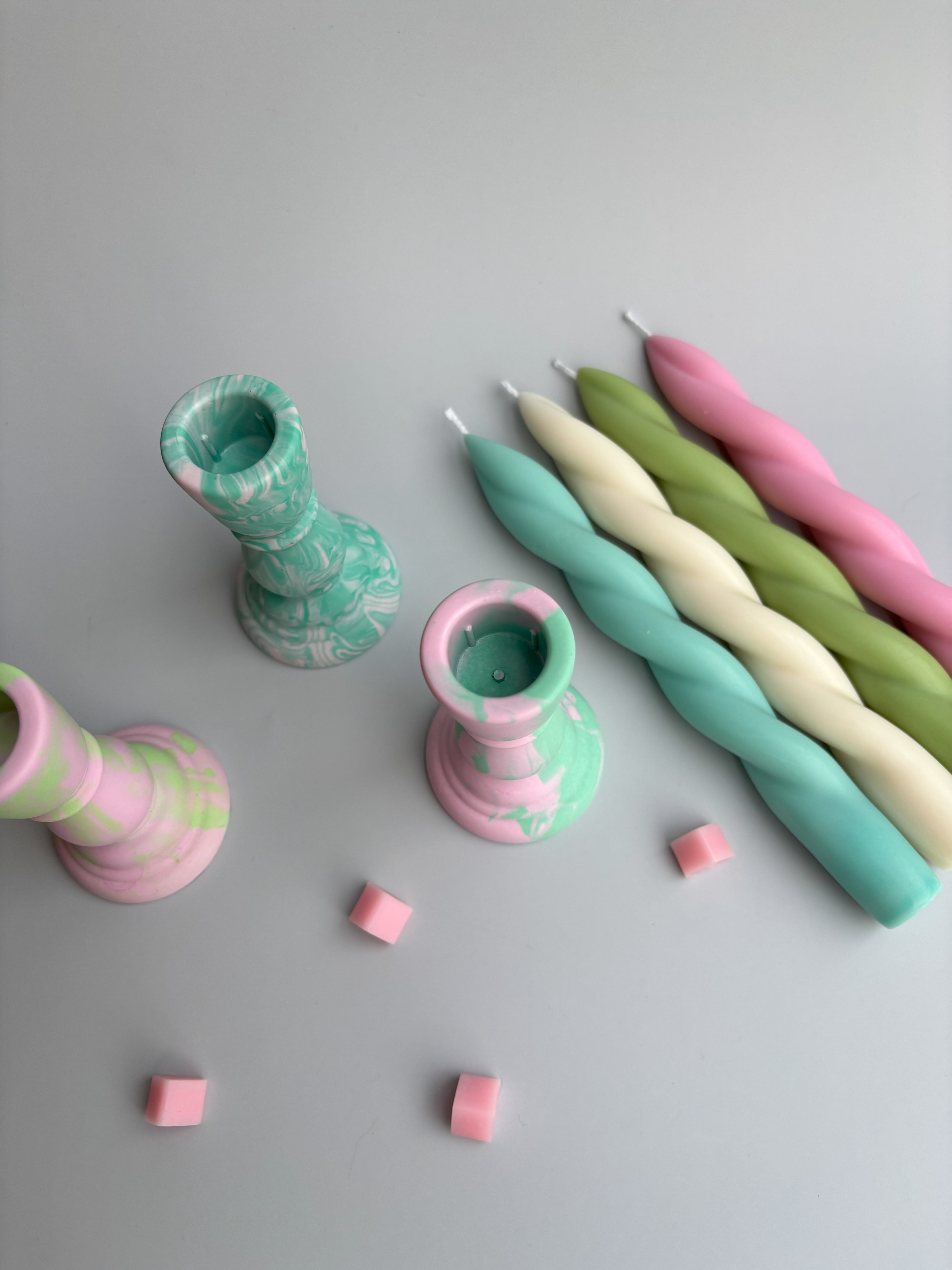 Taper candles Twist (2 pcs.)
