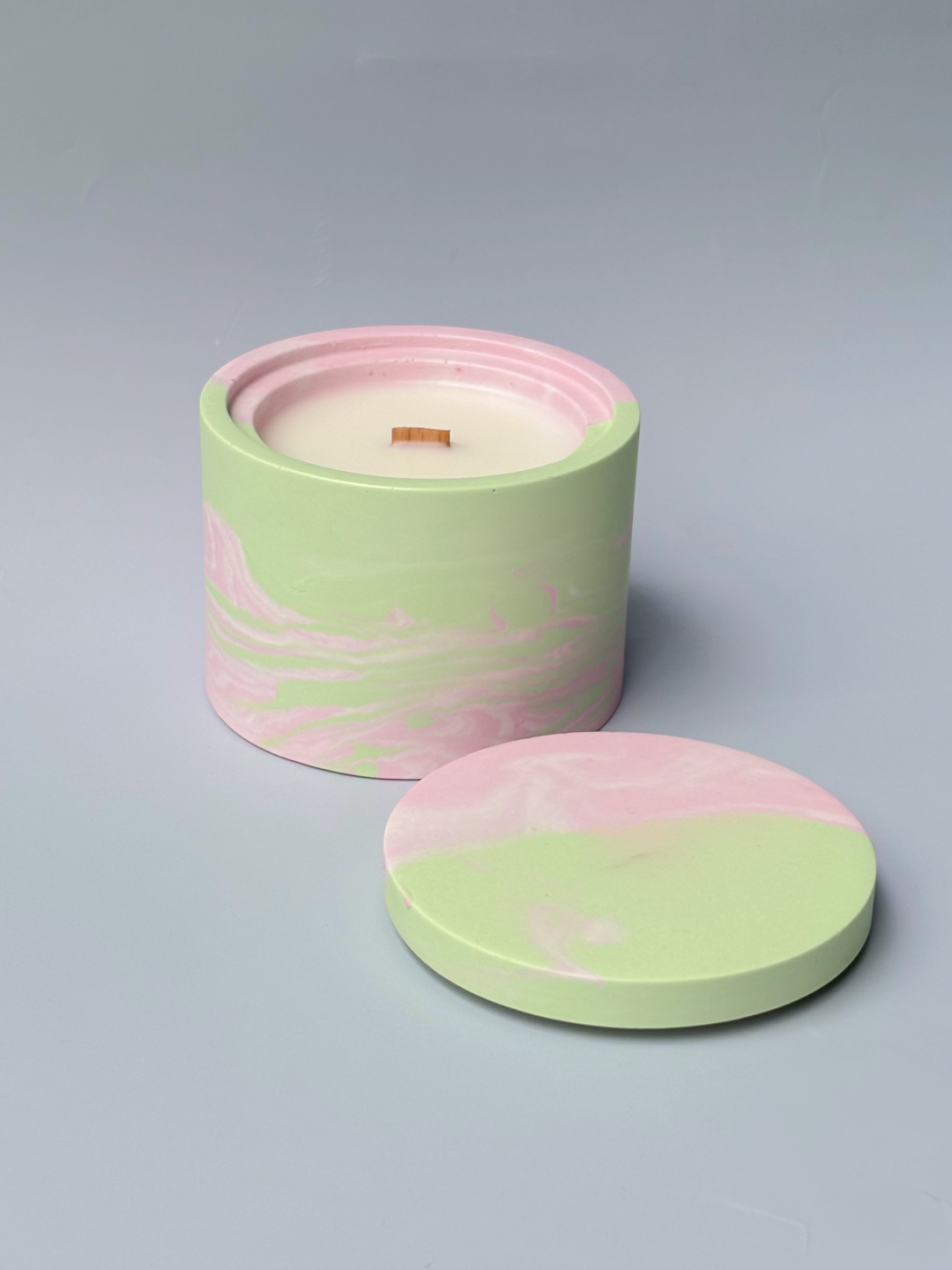 Soy Candle GREEN FLORAL