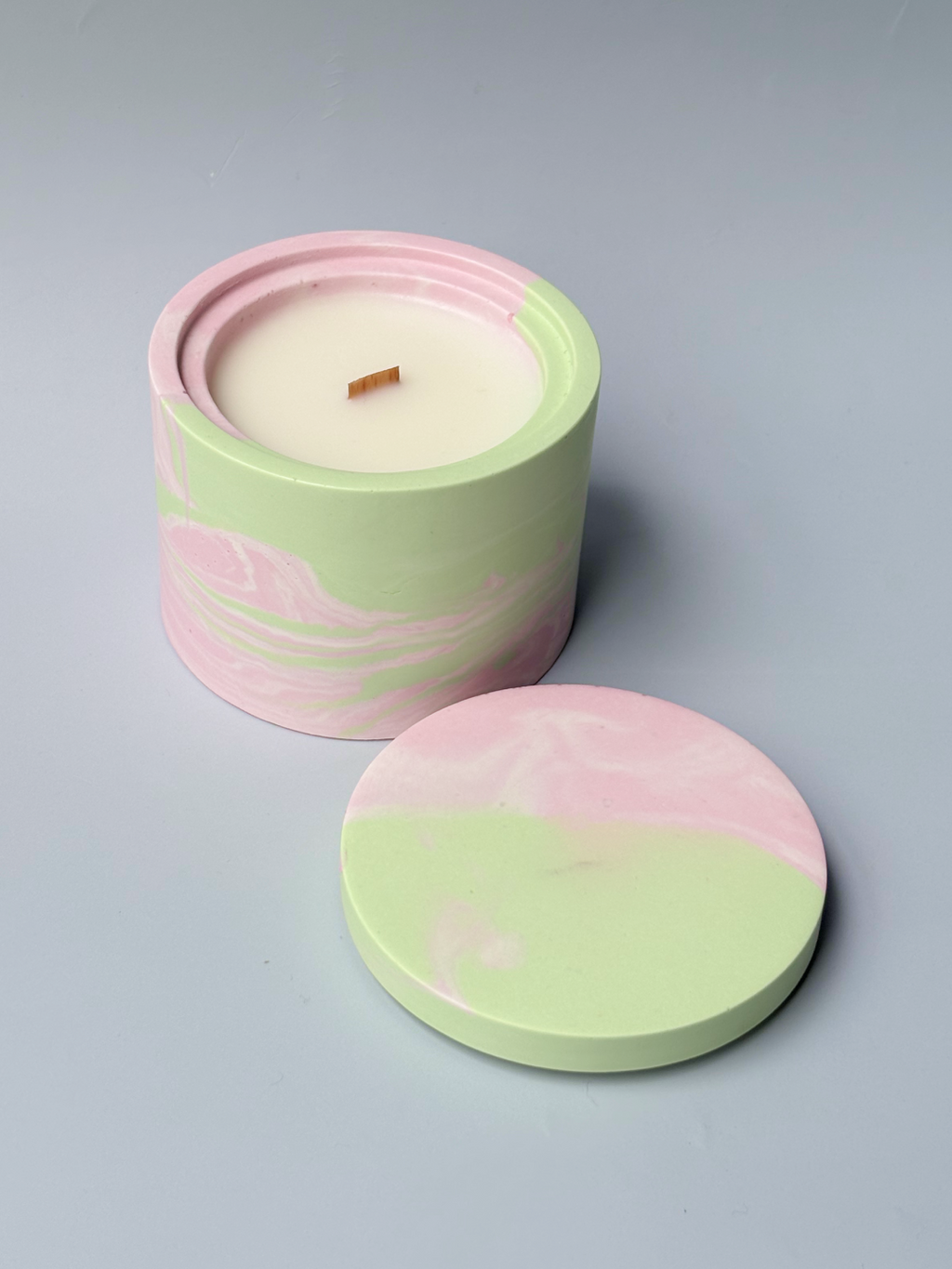 Soy Candle GREEN FLORAL