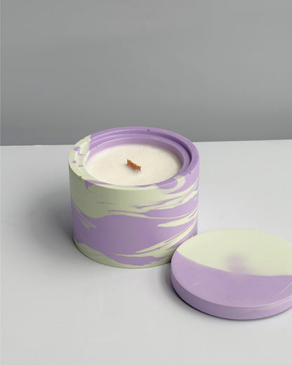 Świeca Sojowa Basic -  CREAMY LAVENDER