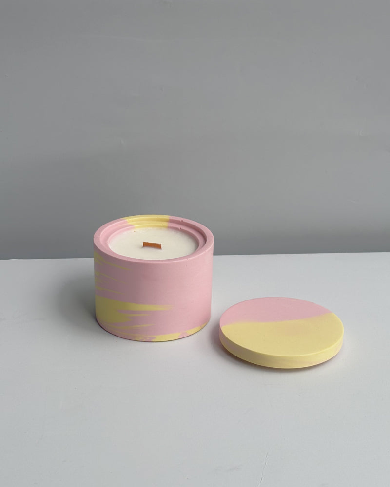 Świeca Sojowa Basic - GREEN FLORAL