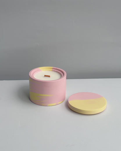 Świeca Sojowa Basic - GREEN FLORAL