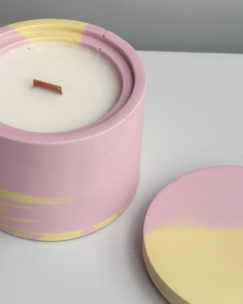 Świeca Sojowa Basic - GREEN FLORAL