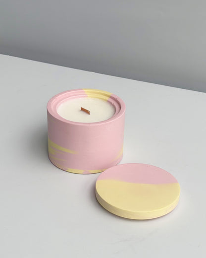 Świeca Sojowa Basic - GREEN FLORAL