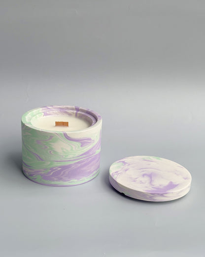 Świeca Sojowa Basic -  CREAMY LAVENDER