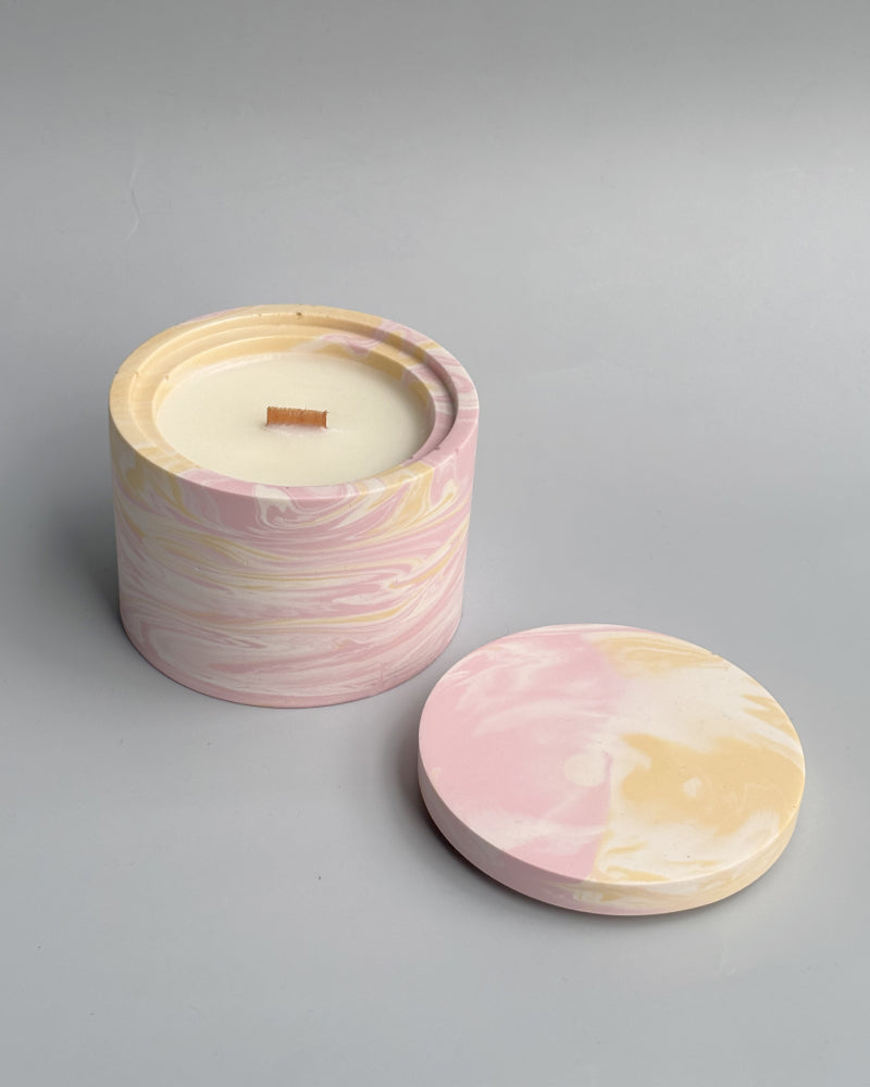 Świeca Sojowa Basic - FRESH PEONIES