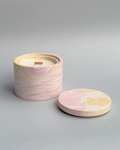 Świeca Sojowa Basic - FRESH PEONIES